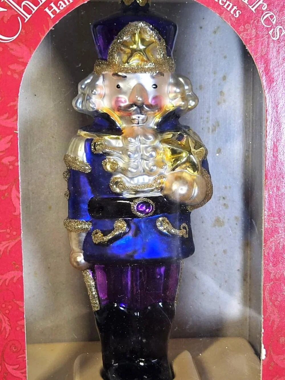 VTG Brass Key Christmas Treasures Classic Nutcracker *Star* Ornament MIB
